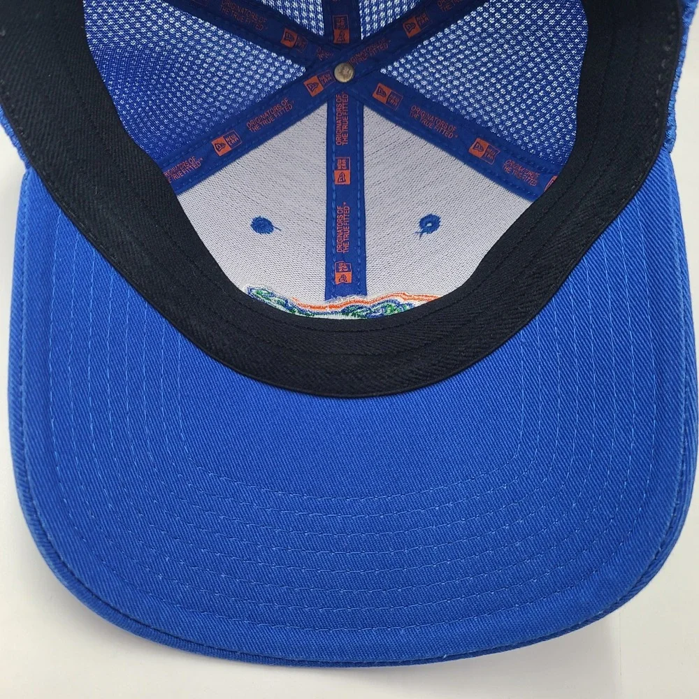 Florida Gators Hat Fitted S-M Trucker Mesh New Era 39Thirty Blue NCAA Logo Men